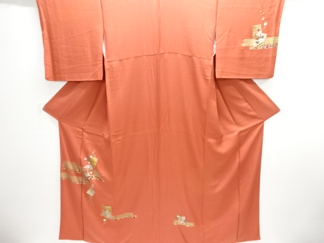 JAPANESE KIMONO / HOMONGI / KINSAI / BRANCH FLOWER